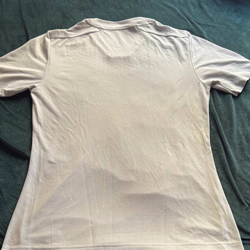Adidas Men's White Graphic Jersey - Picture 8 of 8